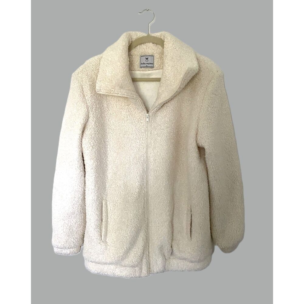 Dudley Stephens Cream Bomber Jacket